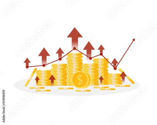 Inflation with growing cash money graph