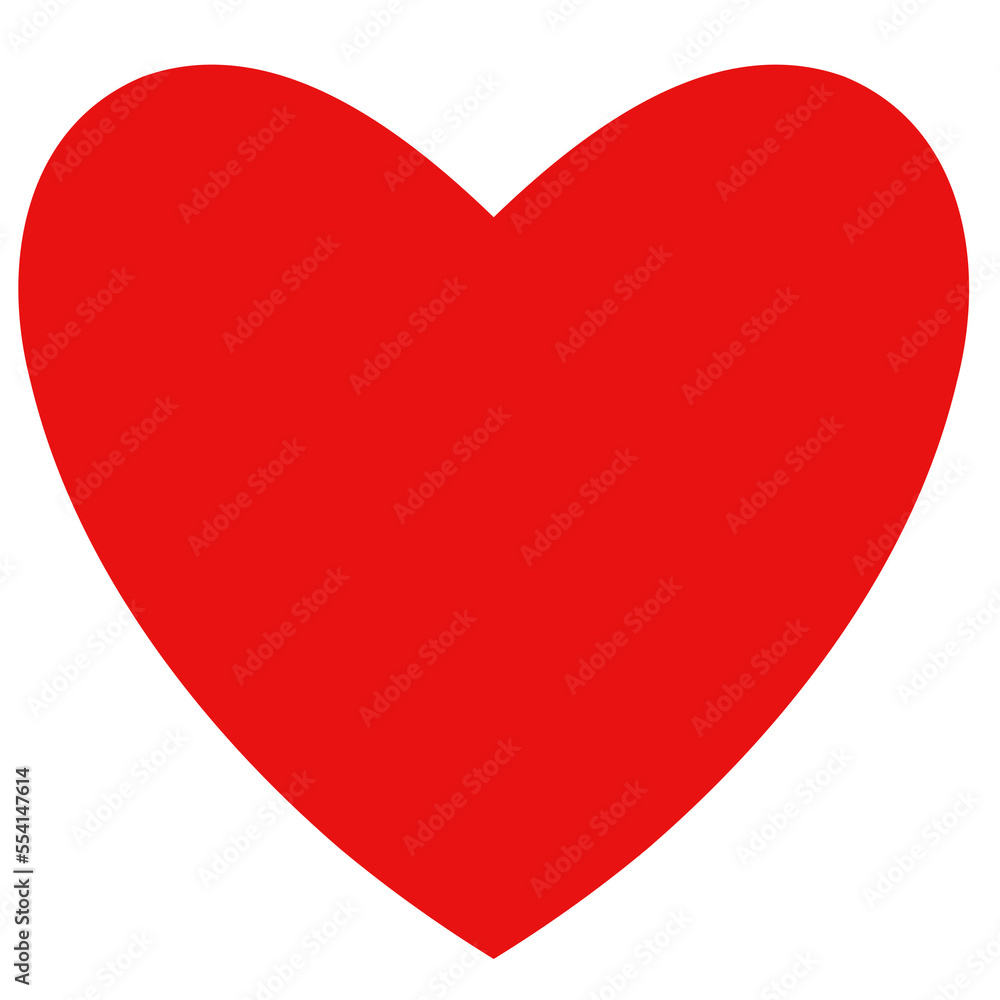 red heart isolated red heart isolated