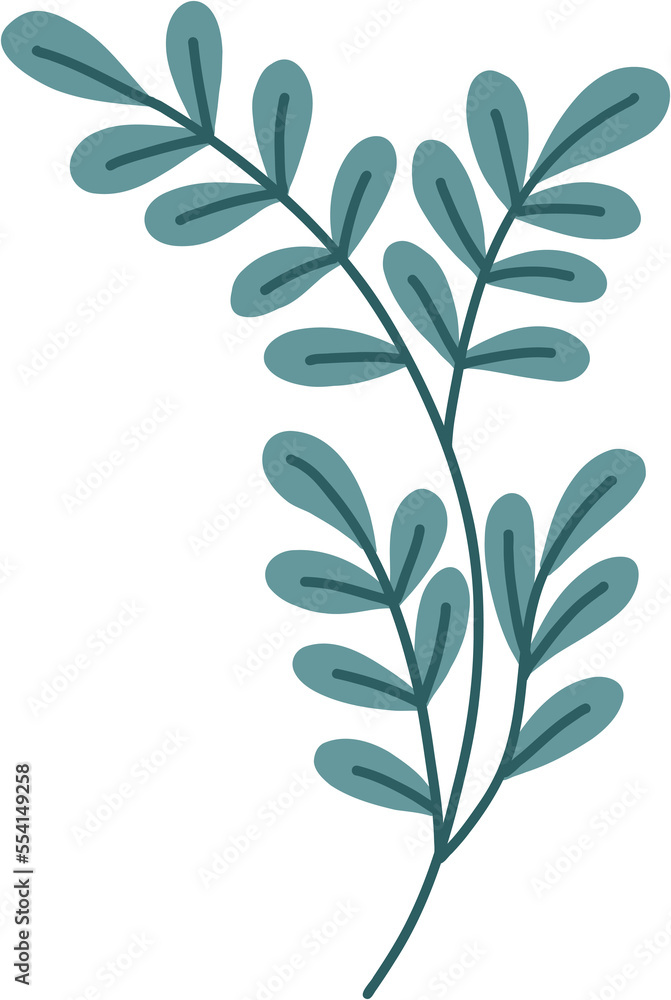 Fototapeta premium simplicity floral freehand drawing.