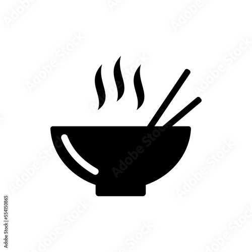 ramen icon or best ramen icon vector on white background. Best ramen icon for mobile application and website menu. Or for displaying menus in halal ramen noodle restaurants. Ramen noodle icon isolated