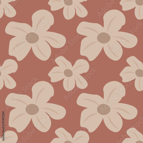 Flowers vector ilustration seamless patern.Great for textile fabric wrapping paper and any print.