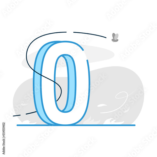 there is not any yet, zero concept illustration flat design vector eps10. modern graphic element for landing page, empty state ui, infographic, icon