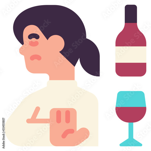 alcohol flat icon