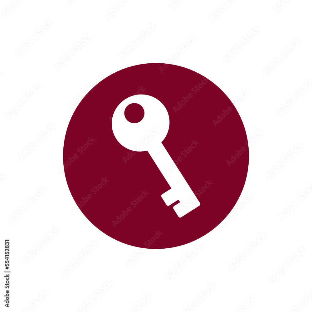Key icon vector logo design template Key icon vector logo design template