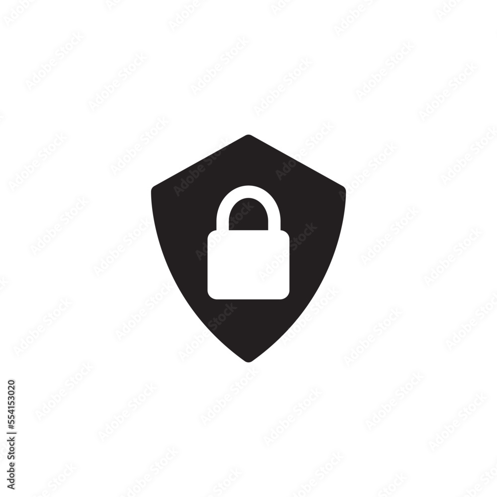 Shield icon vector logo design template Shield icon vector logo design template