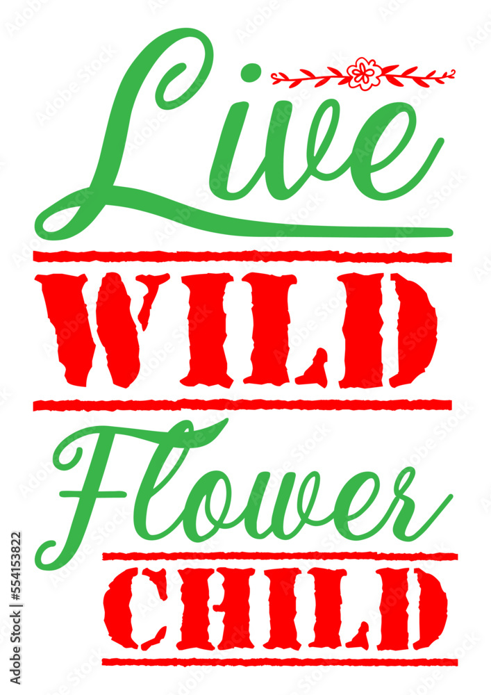 Fototapeta premium live wild flower child