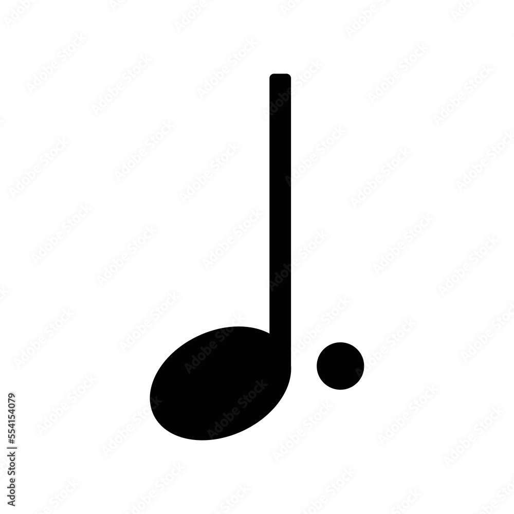 music note icon vector design template in white background music note icon vector design template in white background