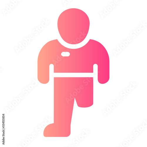 amputation gradient icon