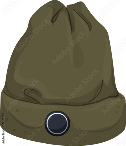 cap beanie color icon vector. cap beanie sign. isolated symbol illustration