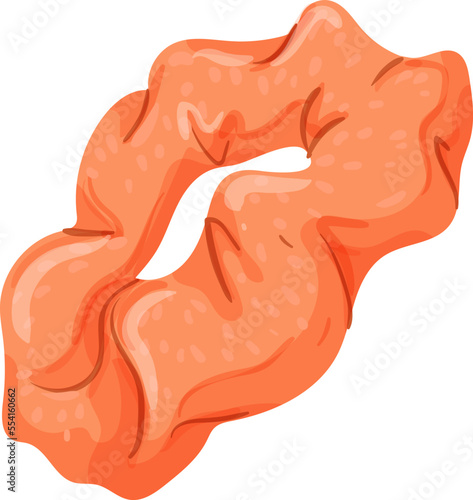 fabric hair band color icon vector. fabric hair band sign. isolated symbol illustration