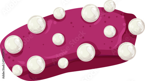 velvet hair band color icon vector. velvet hair band sign. isolated symbol illustration