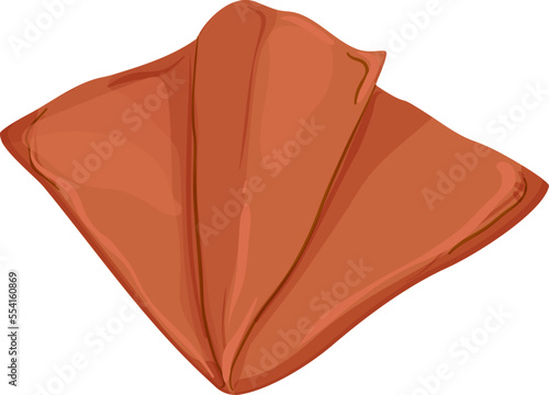 cotton handkerchief towel color icon vector. cotton handkerchief towel sign. isolated symbol illustration