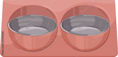 water bowl pet color icon vector. water bowl pet sign. isolated symbol illustration