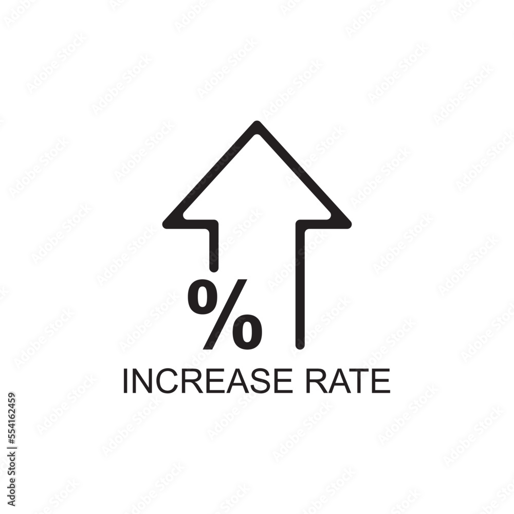 increase rate icon , business icon increase rate icon , business icon