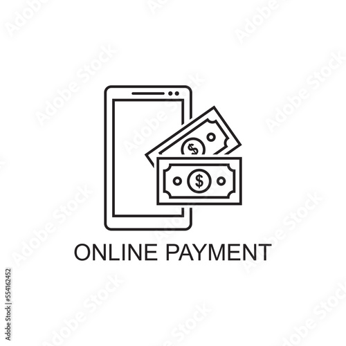 online payment icon , finance icon