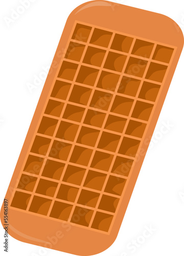 frozen ice cube tray color icon vector. frozen ice cube tray sign. isolated symbol illustration