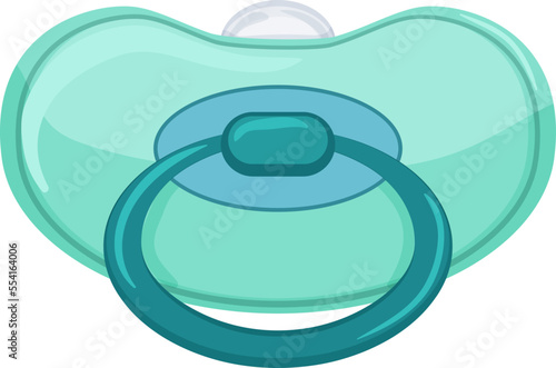 soother pacifier baby color icon vector. soother pacifier baby sign. isolated symbol illustration