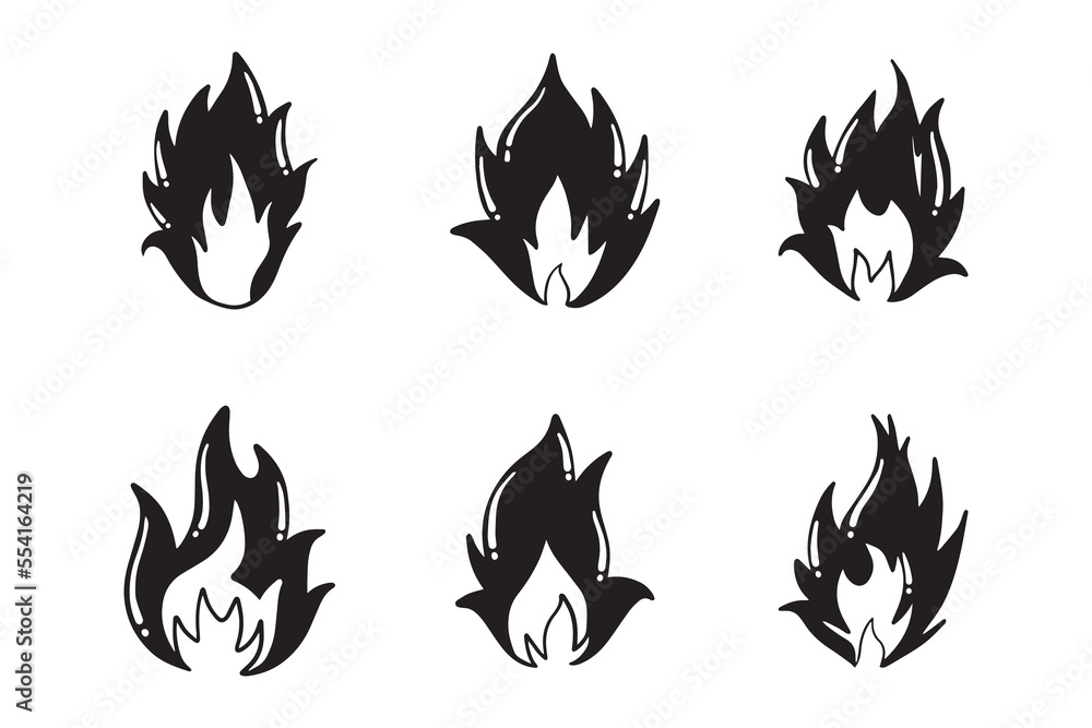 fire flames set fire flames set