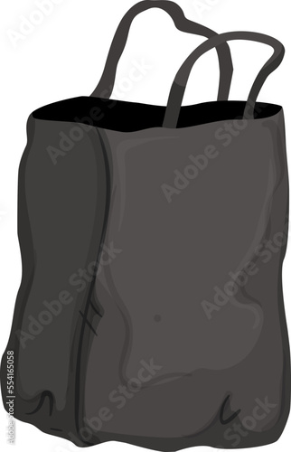 mountain bag camp cartoon. mountain bag camp sign. isolated symbol vector illustration