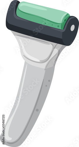 skin callus remover cartoon. skin callus remover sign. isolated symbol vector illustration