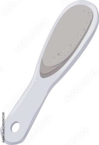 dead callus remover cartoon. dead callus remover sign. isolated symbol vector illustration