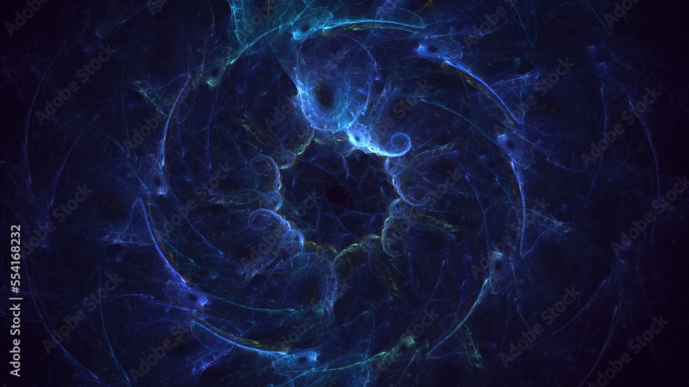 Obraz premium 3D rendering abstract round light background