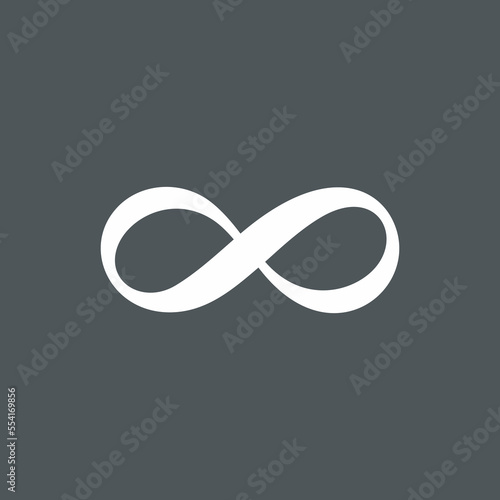 Eternity infinity symbol quality vector illustration cut