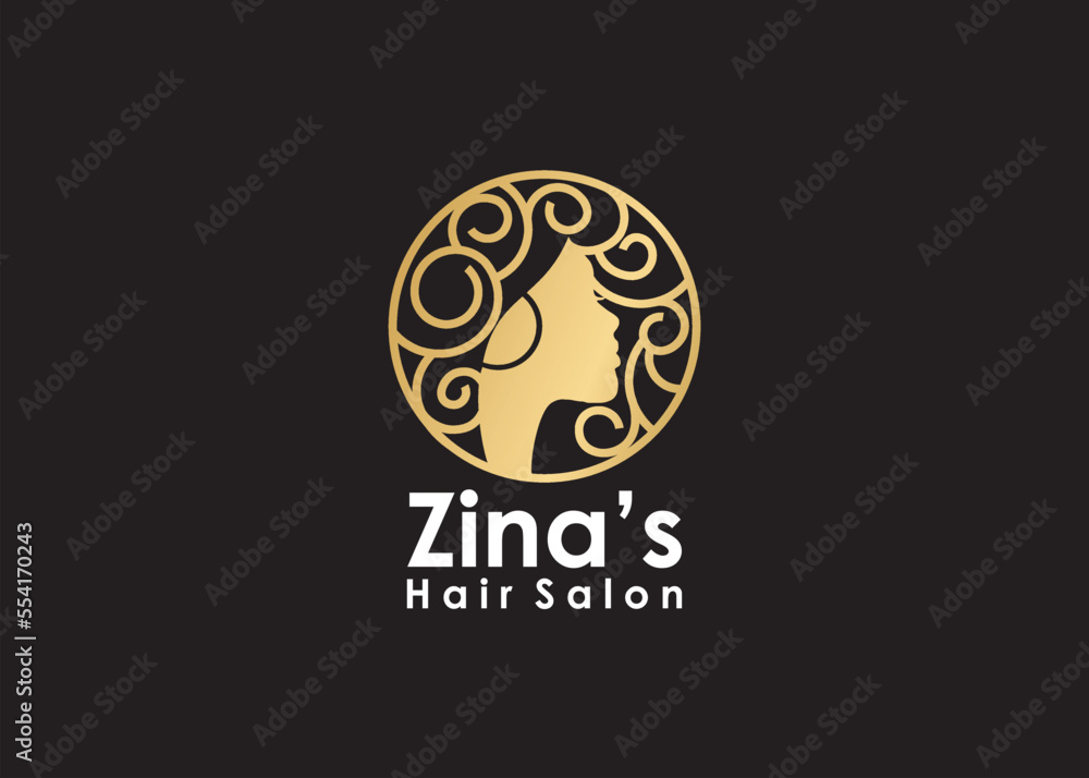 black woman Indian girl beauty logo design fashion salon hair black woman Indian girl beauty logo design fashion salon hair