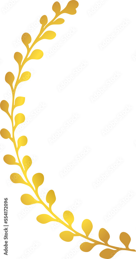 Gold Branch Leaf Laurel