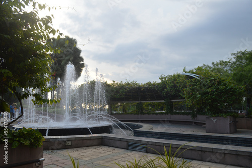 Water Fountain In Putrajaya Park