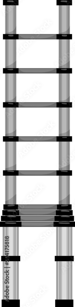 metal step ladder safety cartoon. metal step ladder safety sign. isolated symbol vector illustration metal step ladder safety cartoon. metal step ladder safety sign. isolated symbol vector illustration