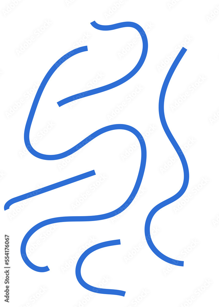 Obraz premium Squiggly Lines Abstracts Background 