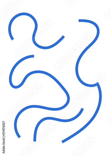 Squiggly Lines Abstracts Background 