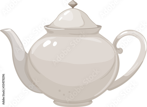 tea teapot tea kettle cartoon. tea teapot tea kettle sign. isolated symbol vector illustration