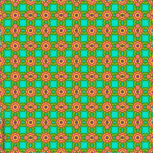 seamless pattern with flowers