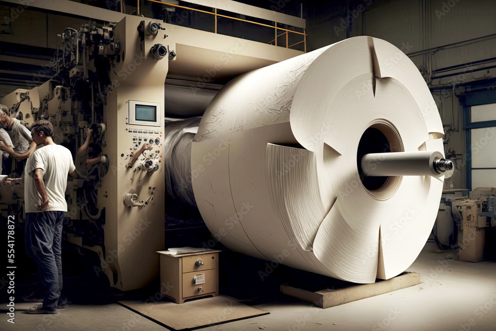 Transform of fibers and cellulose into paper pulp and paper industry ...