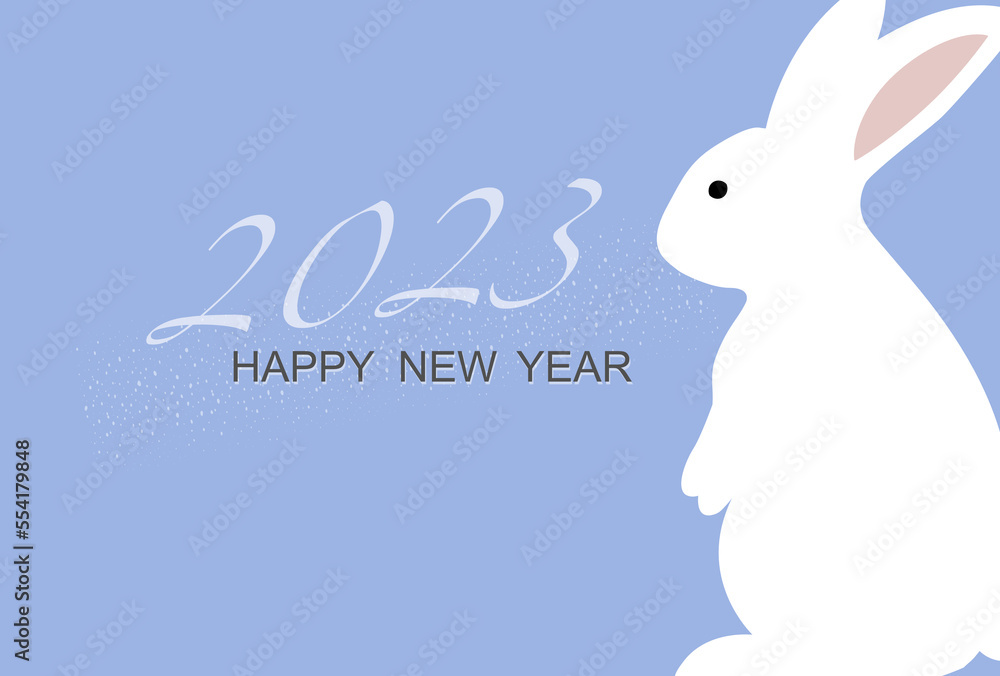 Fototapeta premium 年賀状 2023