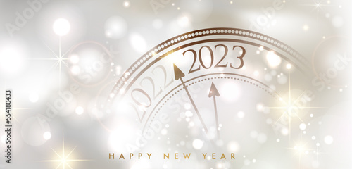 happy new year 2023 poster, banner, website design