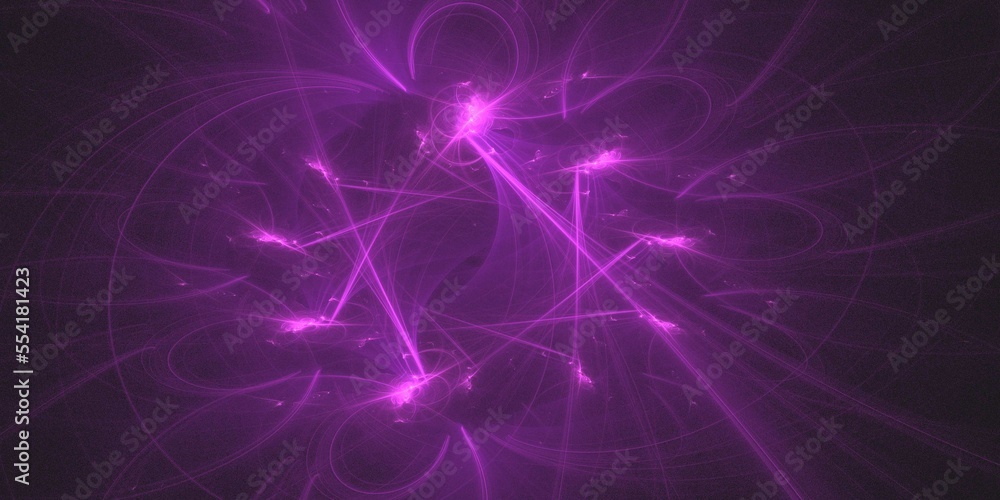 3D rendering abstract multicolor fractal background
