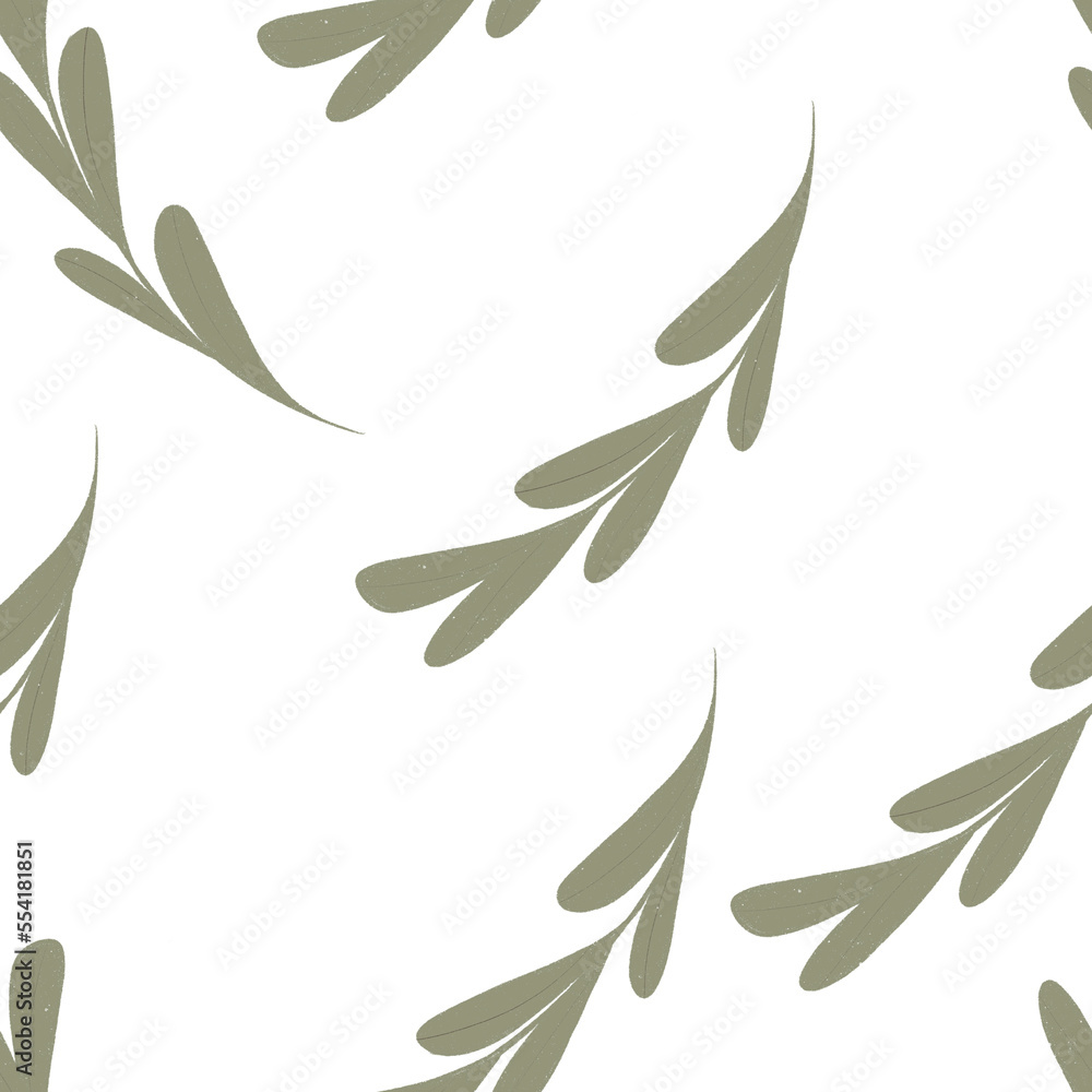 Seamless pattern Plant with green spot hand drawn Seamless pattern Plant with green spot hand drawn