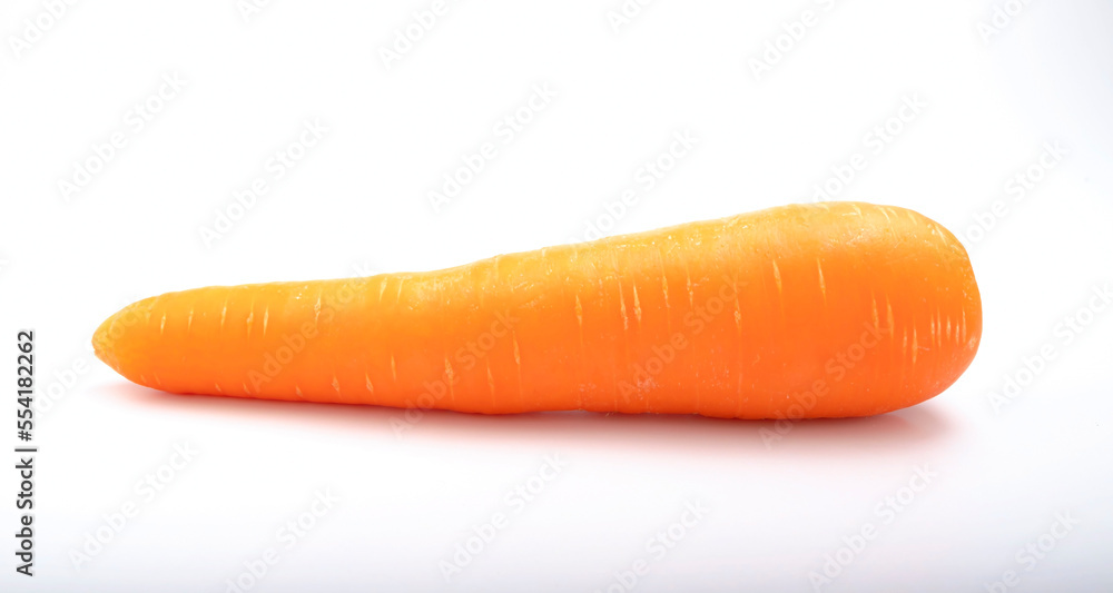 fresh carrots isolated on a white background fresh carrots isolated on a white background
