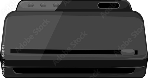 technology food vacuum sealer cartoon. technology food vacuum sealer sign. isolated symbol vector illustration