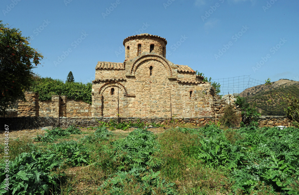 L'église Notre-Dame de Fodélé près de Gazi en Crète