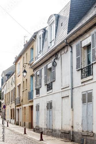 Street view of Dourdan in France