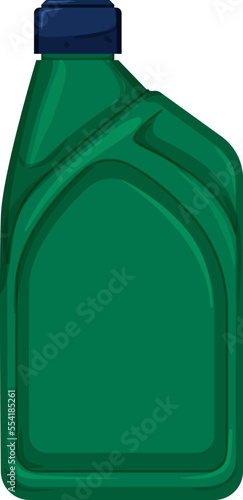 bottle motor oil cartoon. bottle motor oil sign. isolated symbol vector illustration