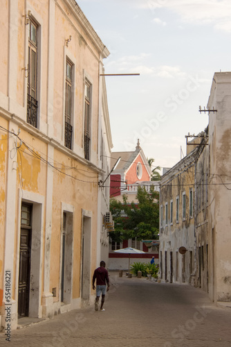 Street at the Stone Town in the Island of Mozambique