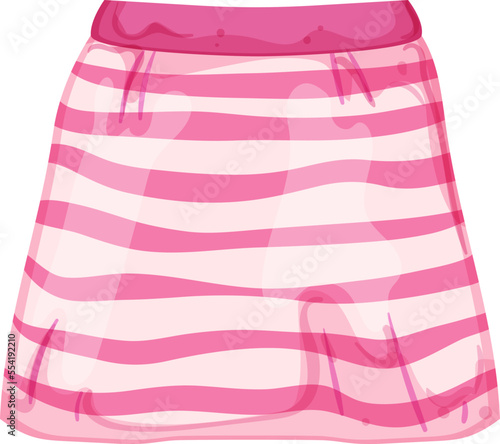 fashion skirt baby cartoon. fashion skirt baby sign. isolated symbol vector illustration