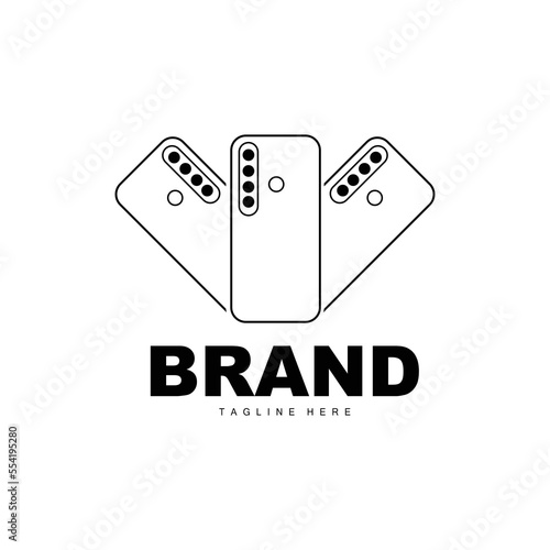 Smartphone Logo, Modern Electronics Vector, Smartphone Shop Design, Electronic Goods