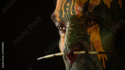 Fantasy tribal warrior. © RealtimeGraphX