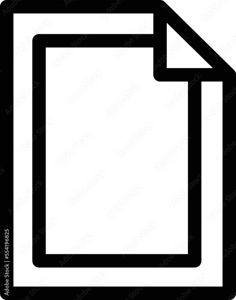File Outline Vector Icon
File Outline Vector Icon
